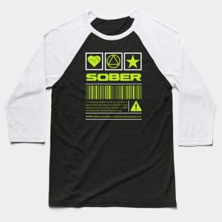 Sober Precautions Baseball T-Shirt